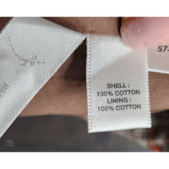 Loft A Line Skirt Brown with Floral Print Cotton Size 6 - Picture 7 of 8